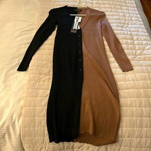 NWT ribbed sweater dress